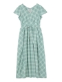 PLAID CHECK DRESS/グリーン