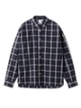 PLAID L/S SHIRTS/ブラック