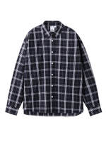 PLAID L/S SHIRTS/ブラック