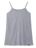 PLEATED CAMI DRESS/シルバー