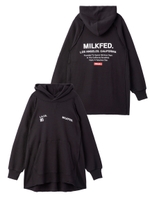 RAGLAN SLEEVE HOODED TOP/ブラック
