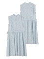 RUFFLE DRESS/ライトブルー