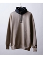 RUSSELL for tk.TAKEO KIKUCHI ハーフジップパーカー/ベージュ(552)