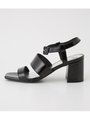 SQUARE TOE BASIC SANDAL/BLK