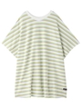 STRIPED WAFFLE TOP/ライトパープル