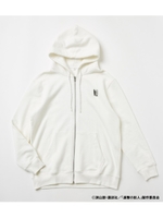 SURVEY CORPS ZIP HOODIE/WHT