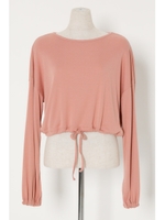 SW PUFF SLEEVE CROP トップス/PNK