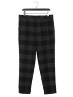 TRタックテーパードガラトラウザー/カーキ