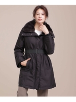 Thermoreベルテッドミドルコート/ブラック(010)