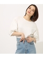 Volume sleeve cut top/O/WHT1