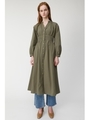 WAIST GATHER SHIRT ドレス/KHA