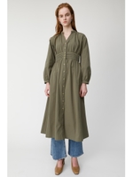 WAIST GATHER SHIRT ドレス/KHA