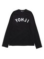 Y-3 U YOHJI LETTERS LS TEE FJ0325/ブラック