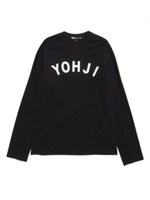 Y-3 U YOHJI LETTERS LS TEE FJ0325/ブラック