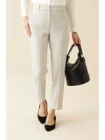 [洗える]ステファニーセットアップ パンツ/ベージュ(040)