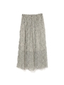 leopard dot skirt/ホワイト2