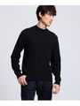 【 WEB限定 】 コットンカシミヤ モックネックニット/ブラック(019)