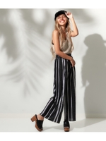 【ANAP】テロプリーツパンツ/ブラック(027)