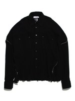 【FACETASM】ZIP SHIRT YA-SH-U02/ブラック