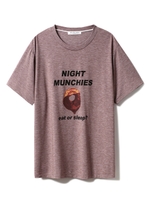 【GELATO PIQUE HOMME】NIGHT MUNCHIES Tシャツ/BRW