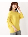 【M-LL】もちもちVネックドルマンニット/マスタード(033)