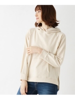 【M-LL】フード付きパーカー/ライトベージュ(051)