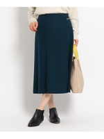 【S~Lサイズあり】ライトジャージメルトンピットスカート/モスグリーン(024)