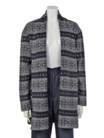 【Tricott Muge】TMニットソーショールカーデ/ネイビー