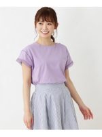 【UVケア】レーススリーブプルオーバー/ライトパープル(081)