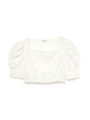 【lottiemade】cottonblouse/ホワイト