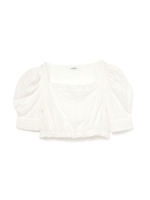 【lottiemade】cottonblouse/ホワイト