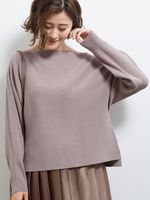 【セットアップ対応】テントラインボートプルオーバー/ブラウン