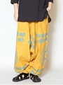 【チャイハネ】星座プリントMEN'Sサルエルパンツ/マスタード