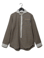 【メンズ】ボーダークレリックシャツ/ベージュ