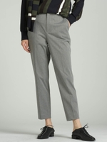 【叶えるシリーズ】YORKワンダーシェイプタイトストレートパンツ/ライトグレー