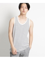 【抗菌防臭】リブタンクトップ/ネイビー(393)