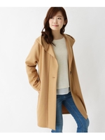 ＜WEB限定・LLサイズあり＞フーデットコーディガン/ライトベージュ(051)