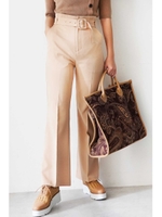 ◆ベルト付きスリムパンツ/ベージュ(040)