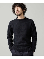 ＡＩＲ　ＹＡＲＮミックスクルーニット/ネイビー(120)