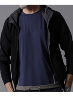 ＷＬＧ　微撥水切替ニットパーカー/ブラック(010)