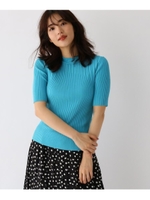 アーチリブ　コンパクトニット/ライトブルー(091)