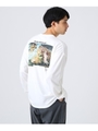 アートコレクション　ビッグTシャツ（長袖）/ホワイト(001)