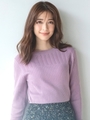 アイレットボトルニット/ラベンダー