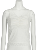 インナーレースビスチェ/ホワイト