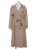 エアリートレンチコート/モカピンク