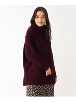 オフタートルリブ切り替えプルオーバー/ボルドー(064)