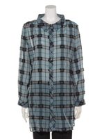 カットJQシャツ/ブルー