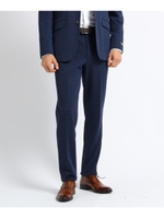 ガンクラブチェック ジャージ スラックス　Fabric by INWOOL/ネイビー(293)