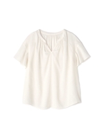 キュプラブラウス/ホワイト(030)