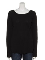 ケーブルジャガード2WAYPO/ブラック